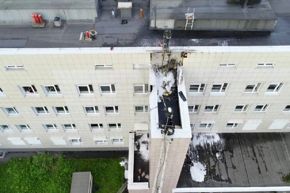 Эвакуация не проводилась, пострадавших нет. Фото: vk.com/mchs_murmansk