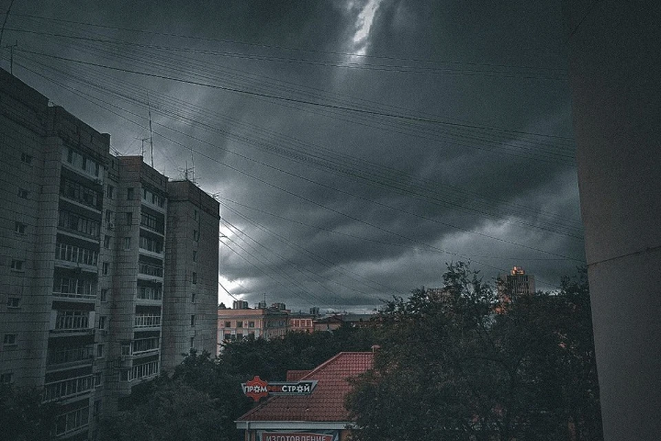 Ливневый дождь обрушился на Хабаровск 1 августа