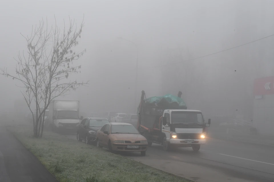 Ближайшей ночью местами по республике ожидается туман с ухудшением видимости 500м и менее