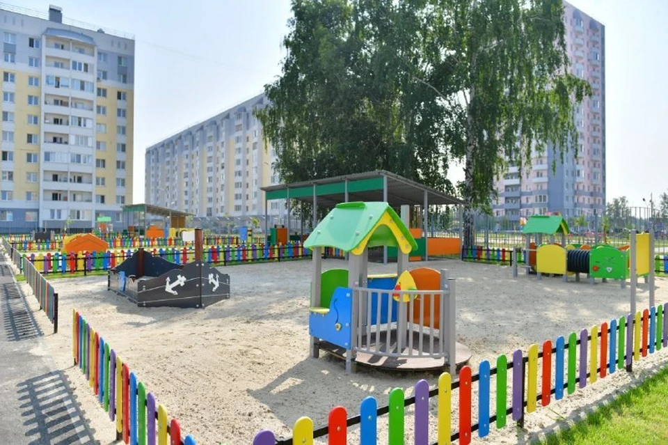В тюменском Ново-Антипино построили детский сад с соляной комнатой. Фото - Сергей Елесин.
