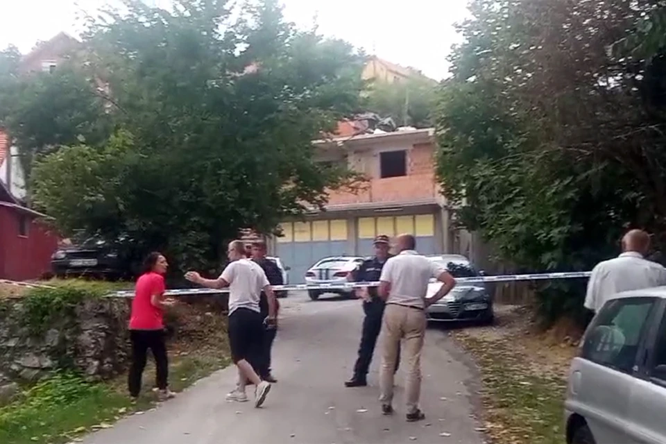 В Черногории мужчина открыл стрельбу по прохожим после семейной ссоры. Фото: кадр из видео.