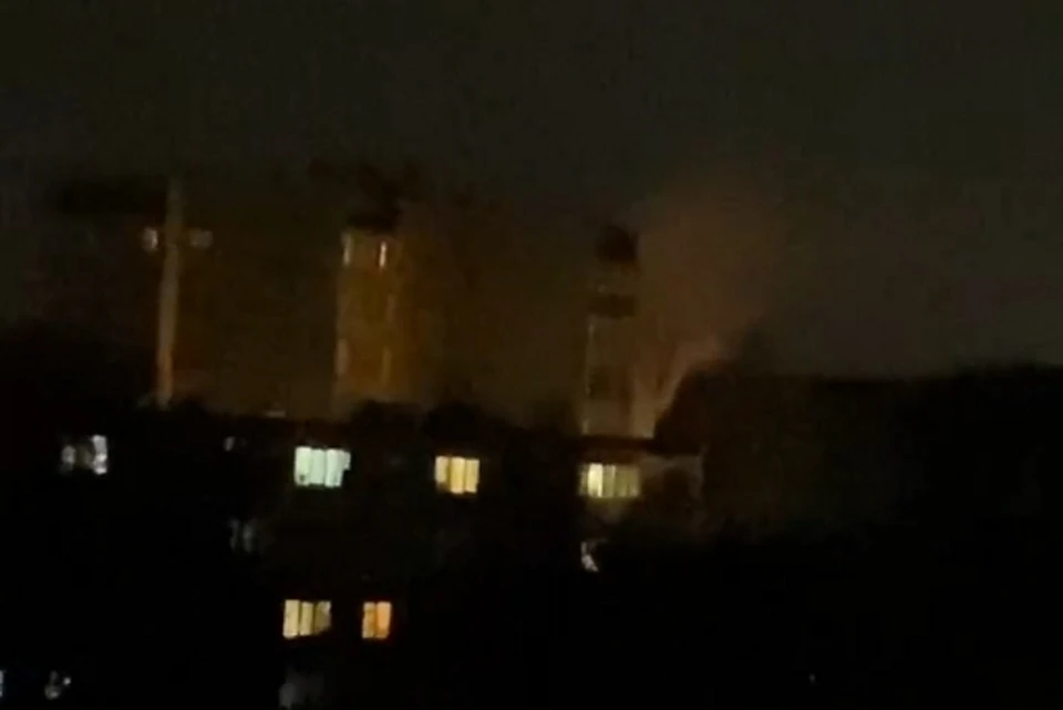 Девятиэтажка загорелась в северо-западном районе Ставрополя. Фото: стоп-кадр видео