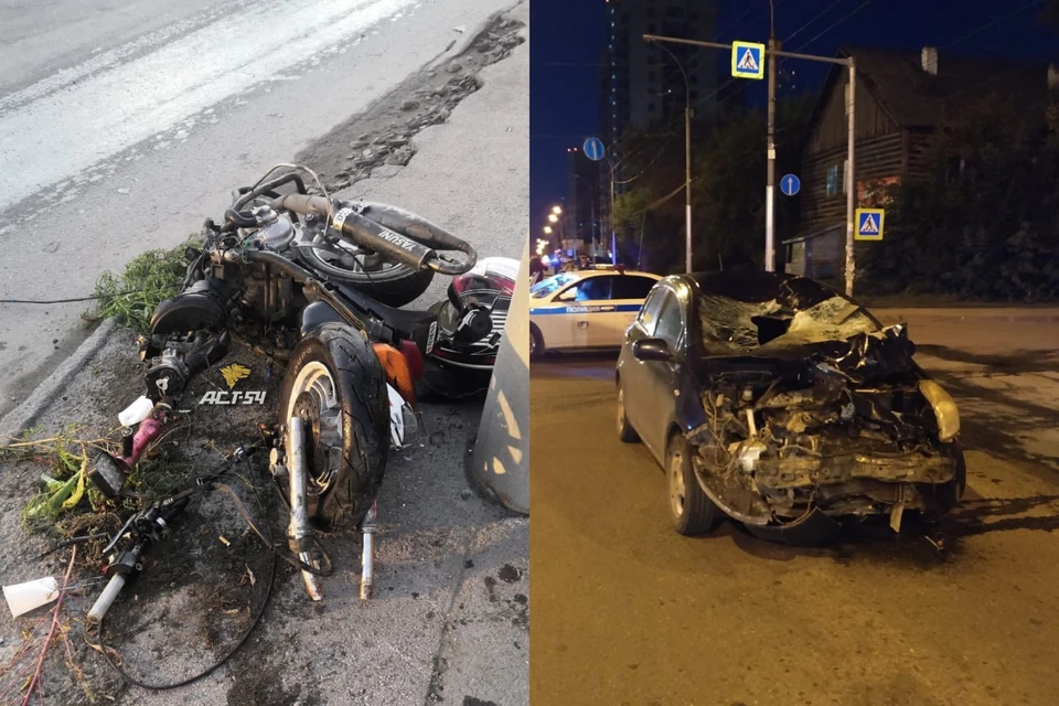 Могли парень и девушка, которые были на мопеде. Фото: АСТ-54/ГИБДД по Новосибирску
