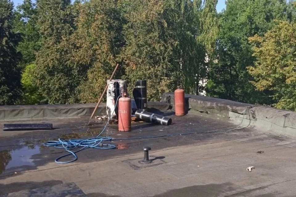 СК возбудил уголовное дело по факту взрыва газового баллона на крыше детского сада в Минске. Фото: minsk.mchs.gov.by