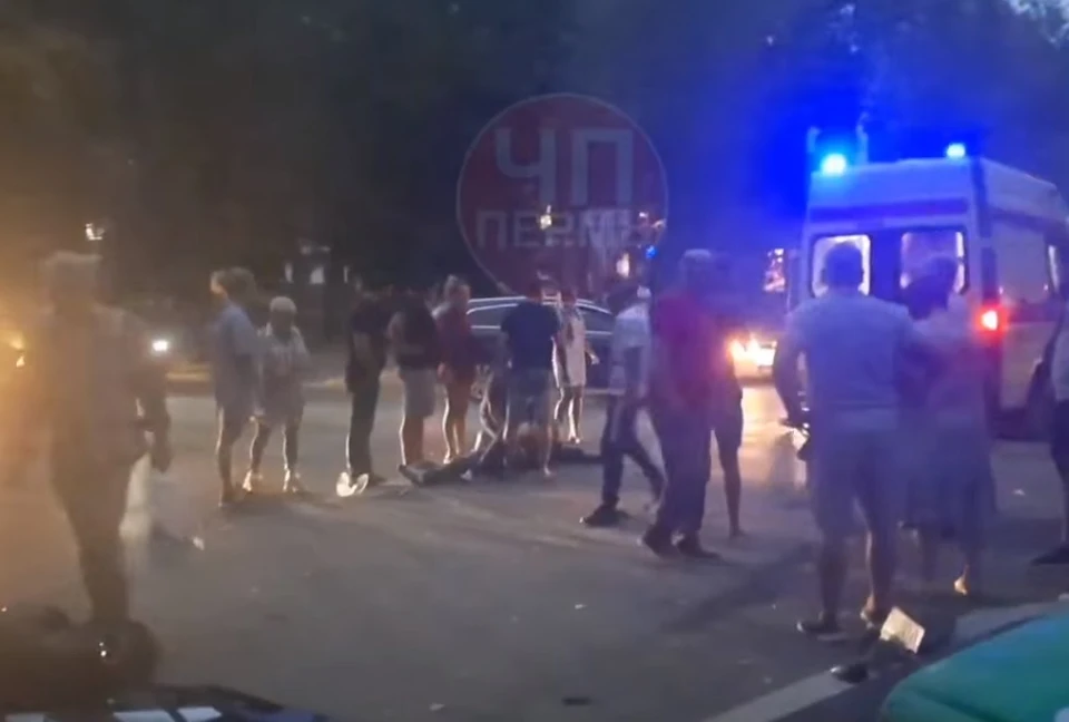 Скриншот с видео: ЧП и ДТП Пермь