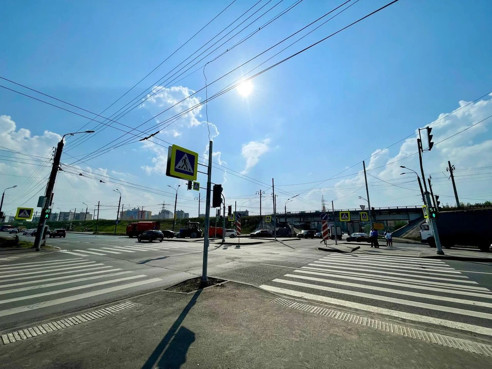Реконструкция перекрестка на улице Акимова завершилась в Нижнем Новгороде ФОТО: телеграм-канал Юрия Шалабаева