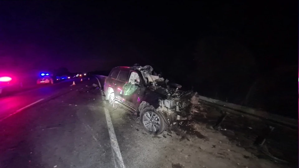 ДТП произошло вечером 1 сентября в Кинельском районе. Фото: ГУ МВД по Самарской области