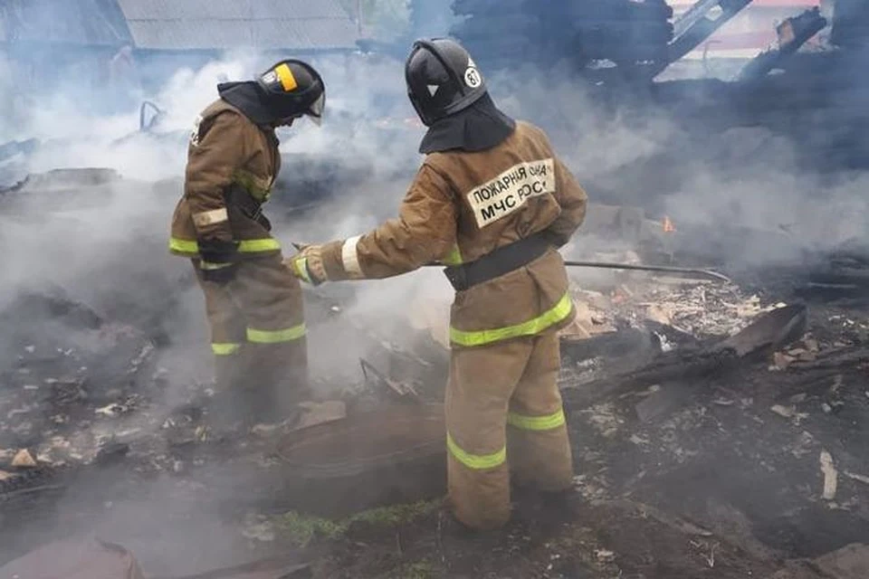 При пожаре в жилом бревенчатом доме в селе Кандры Туймазинского района Башкирии погиб 48-летний мужчина