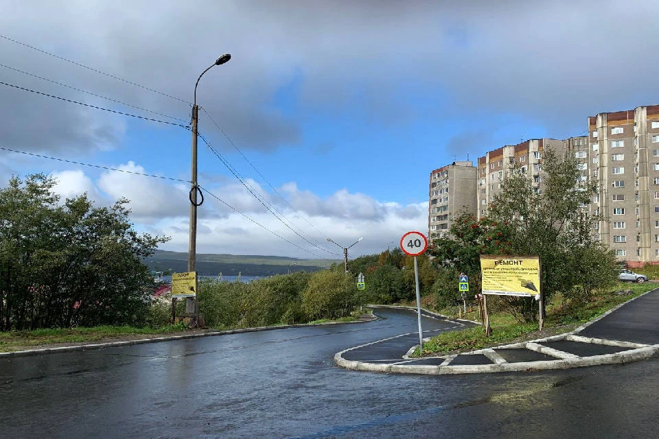 Обновление идет в рамках нацпроекта "Безопасные качественные дороги". Фото: gov-murman.ru