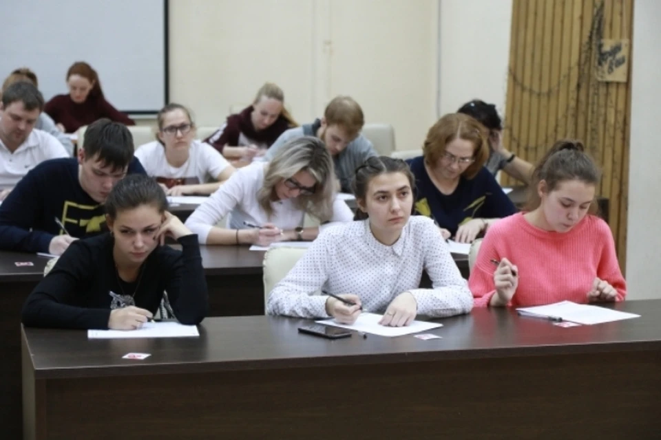 Диктант будет в форме тестового задания
