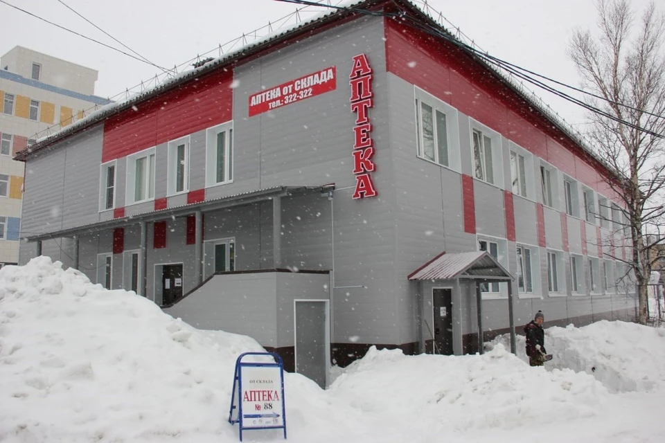 В бывшем здании аптеки после ремонта разместится отделение гинекологии. Фото: министерство здравоохранения Сахалинской области