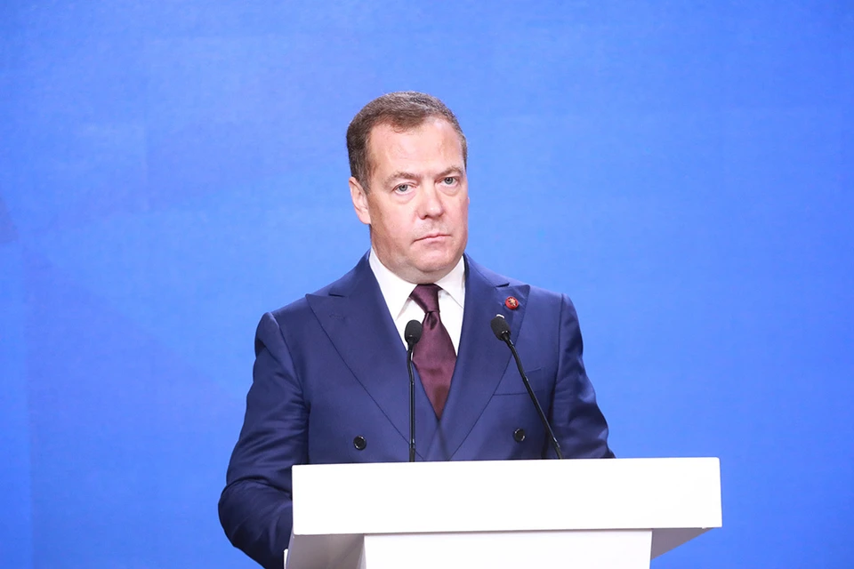 Председатель «Единой России» Дмитрий Медведев. Фото: Пресс-служба партии «Единая Россия»