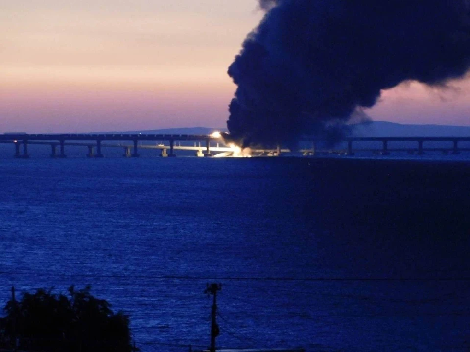Пожар на Крымском мосту, последние новости