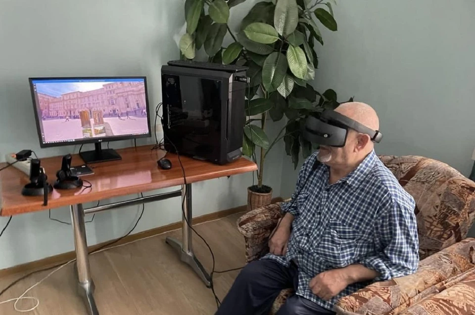 VR-технологии используют в реабилитации пожилых в Иркутской области. Фото: пресс-служба регионального правительства