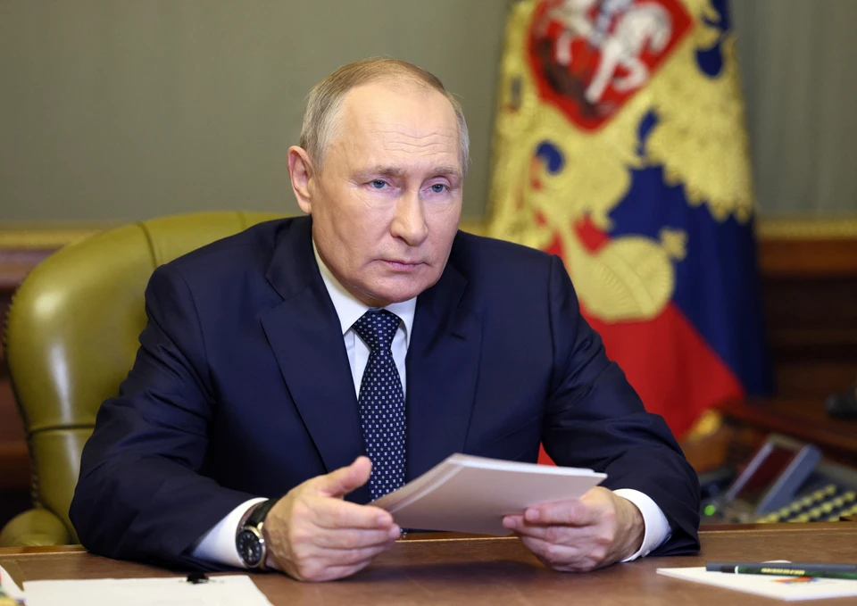 Путин сообщил про массированный удар по объектам энергетики, военного управления и связи Украины