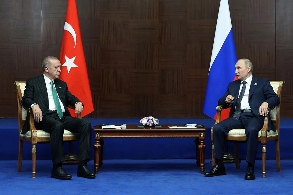 Ο επικεφαλής της Τουρκίας και ο πρόεδρος της Ρωσίας συναντήθηκαν στην Αστάνα.