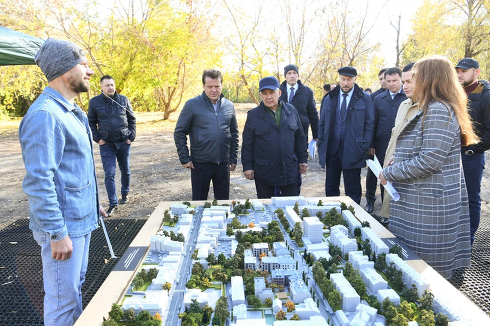 Глава Татарстана ознакомился со строящимися домами на улице Волкова, Бутлерова, Сары Садыковой, Хади Атласи. Фото: tatarstan.ru