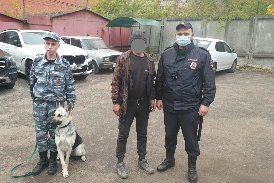 Пьяного неплательщика алиментов задержала полиция на улице Крупской в Рязани. Фото: пресс-служба УМВД по Рязанской области.