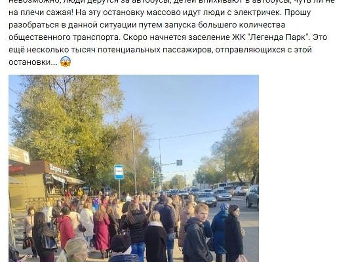 В Воронеже сообщили о драках на Березовой Роще за место в автобусах - KP.RU