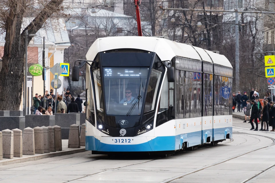 Общая протяженность трамвайных линий в Москве составляет 418 километров.