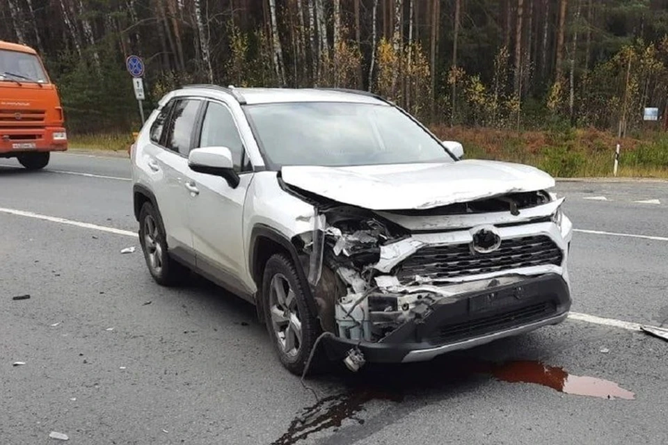 ДТП произошло на 82 километре автодороги «Йошкар-Ола-Зеленодольск». Фото: Госавтоинспекция Марий Эл