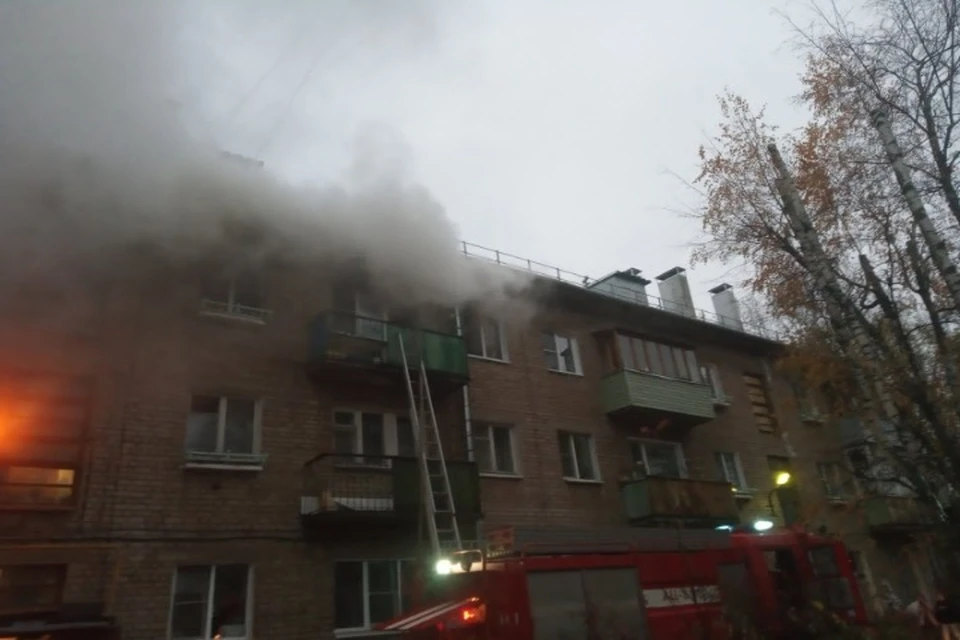 В Ярославле из пожара в жилом доме спасли 11 человек