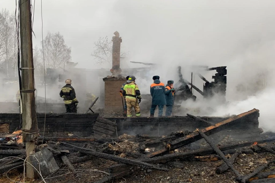 Причина пожара на данный момент устанавливается. Фото: прокуратура Кировской области