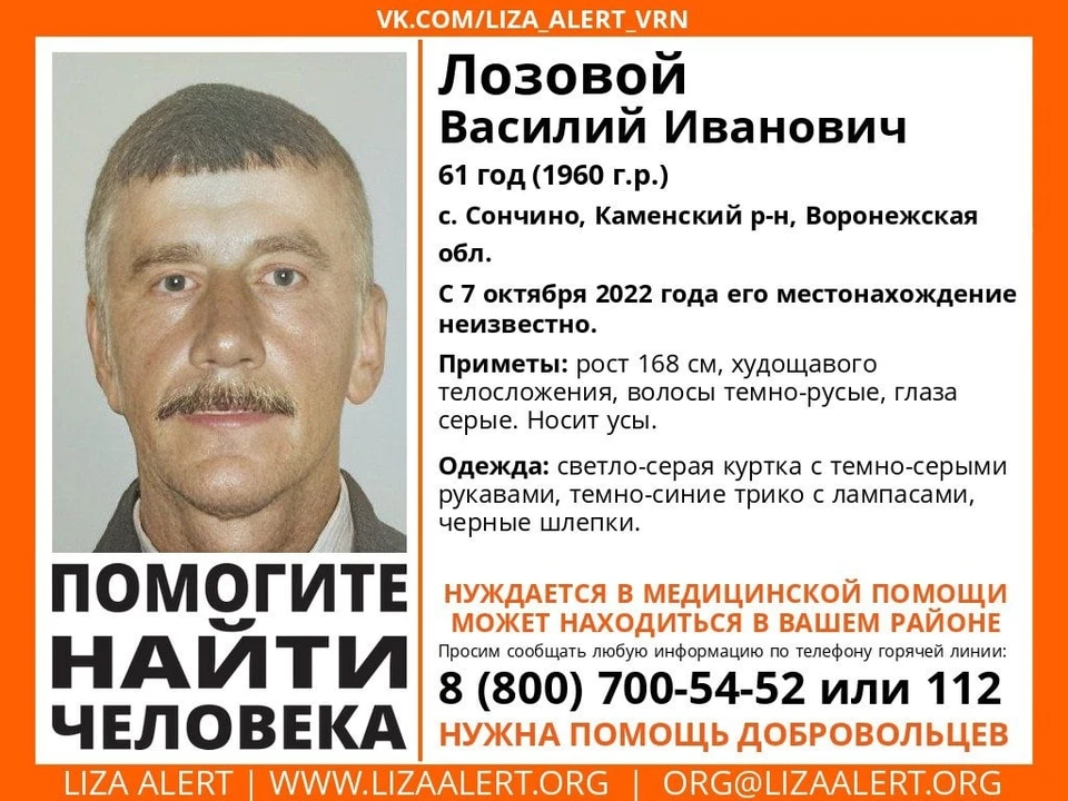 Василия Лозового нет дома уже месяц.