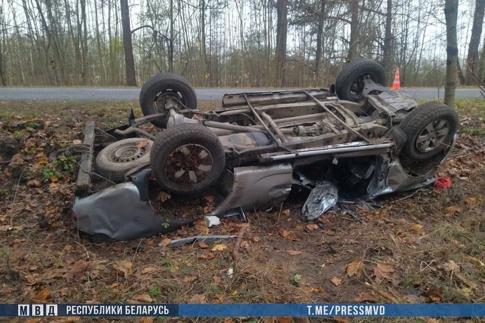 В Ивацевичском районе в ДТП погибли 36-летний водитель и 24-летний пассажир. Фото: МВД