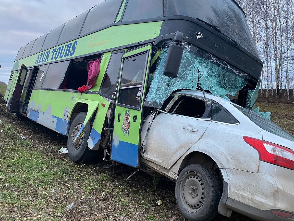 Смертельное ДТП с автобусом в Рязанской области 14 ноября: погибли три  человека, в том числе ребенок - KP.RU