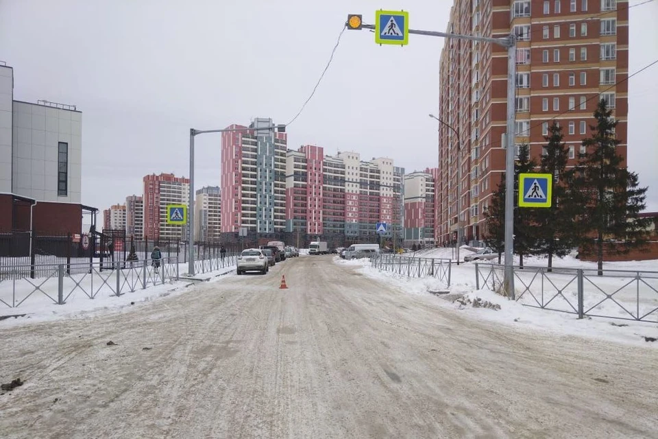 В Новосибирске ГИБДД нашли водителя, сбившего 9-летнего мальчика у школы на Красном проспекте. Фото: Госавтоинспекция по НСО