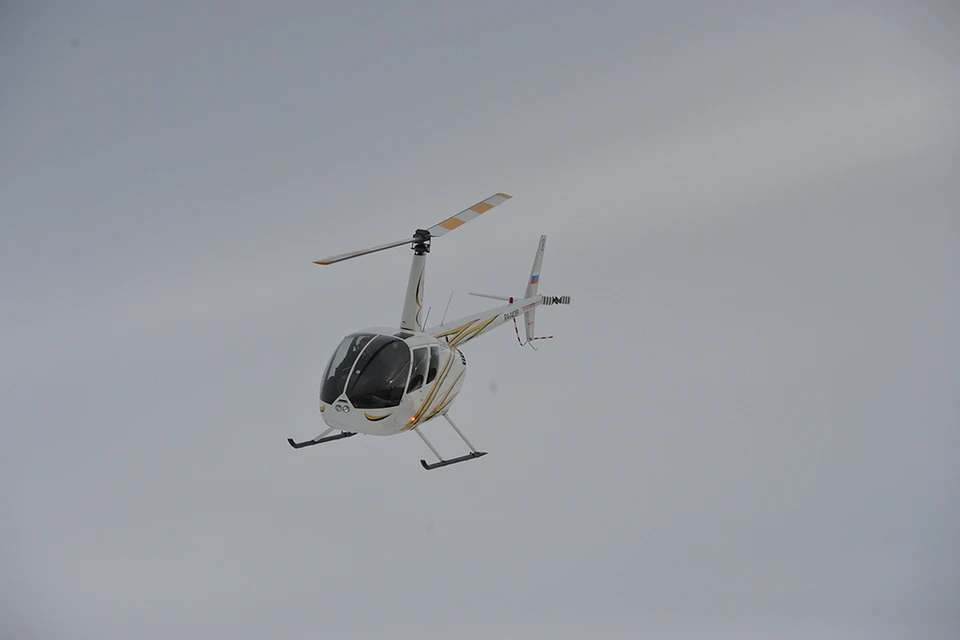 Частный вертолет Robinson разбился в Тверской области.