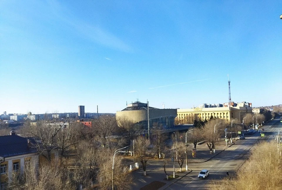 В Волгограде установилась морозная погода.