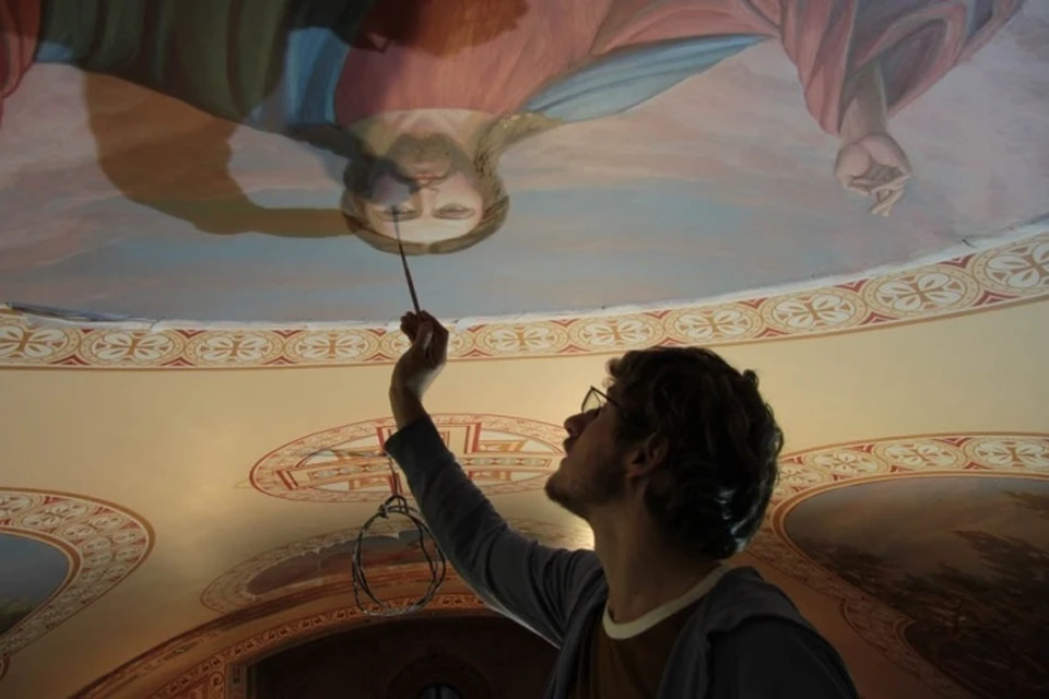 Чаще всего Андрей Потехин реставрирует церковную живопись. Фото: личный архив Андрея Потехина