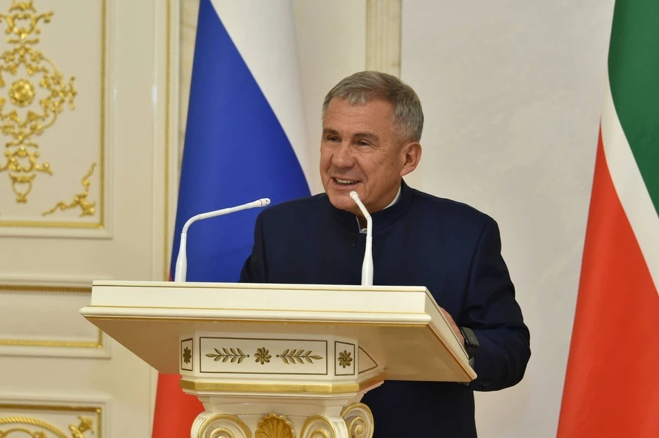 По словам руководителя региона, уходящий год был непростым, но сплоченная работа помогает преодолевать трудности. Фото: пресс-служба главы Татарстана
