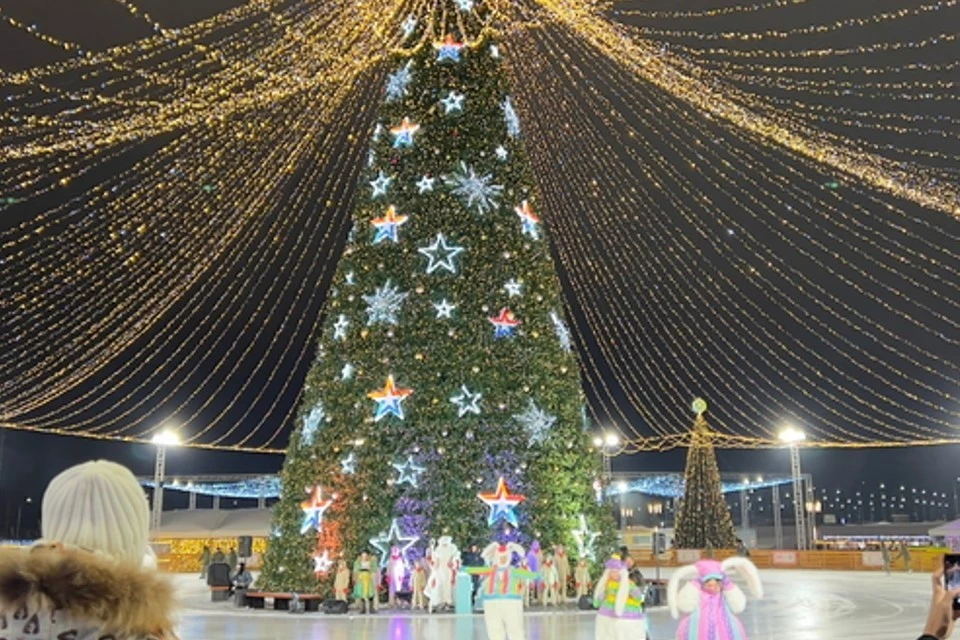 Открытие фестиваля «Наша зима» состоялось 24 декабря у Главного храма ВС РФ в Подмосковье