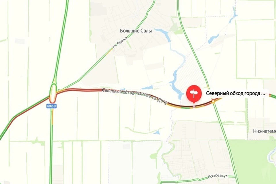 Карта северный обход ростова на дону карта