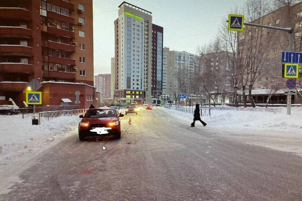 В ДТП пострадала 25-летняя девушка. Фото: Госавтоинспекция по Новосибирску