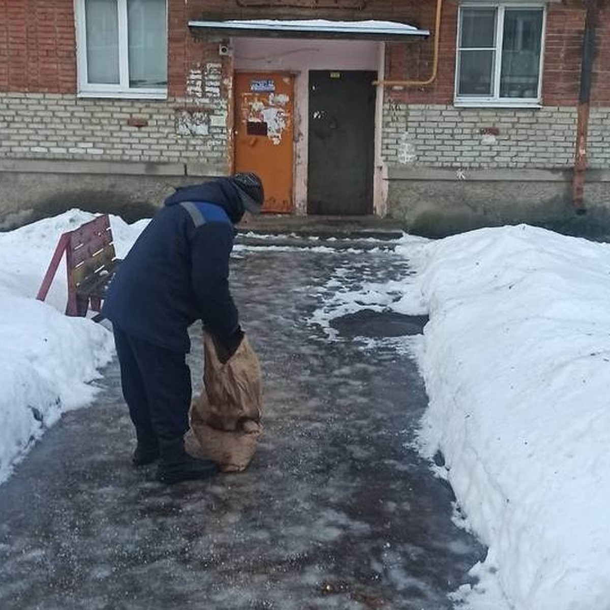 Голодед. Уборка дворовых территорий в Юнтолово. Задачи благоустройства УЖКХ. Кот дворник Грузия.