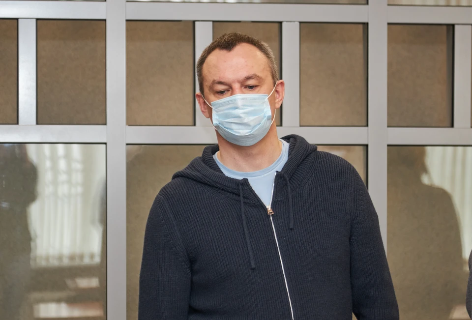 Экс-депутат в момент вынесения ему приговора.