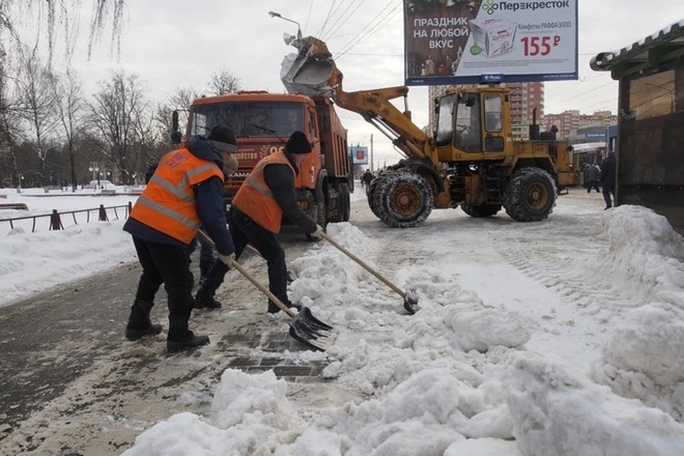 1500 кубометров снега вывезли из Тулы прошедшей ночью
