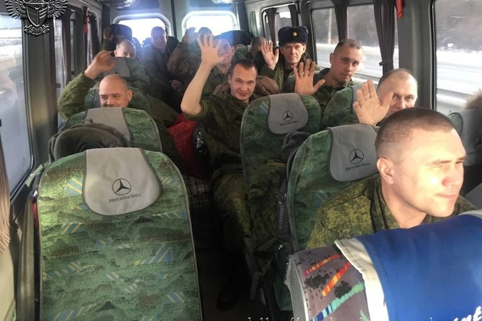 Радостная дорога домой. Фото: Омбудсмен ДНР
