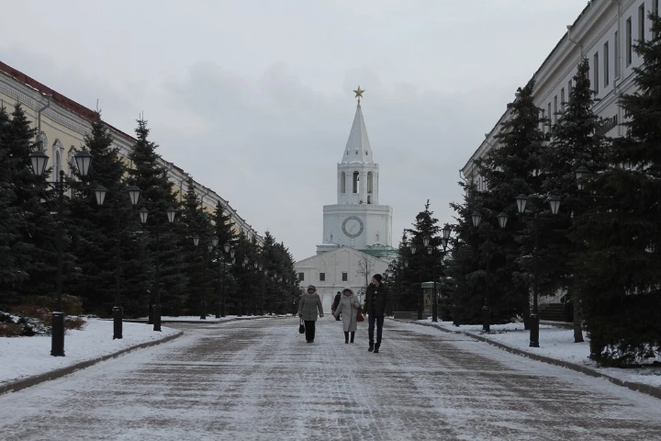 Весной символ планируют вернуть на фасад Спасской башни в Казанском Кремле.