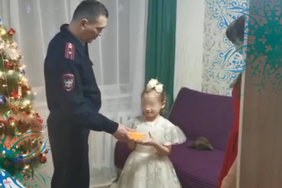 Транспортные полицейские исполнили мечту девочки из Братска