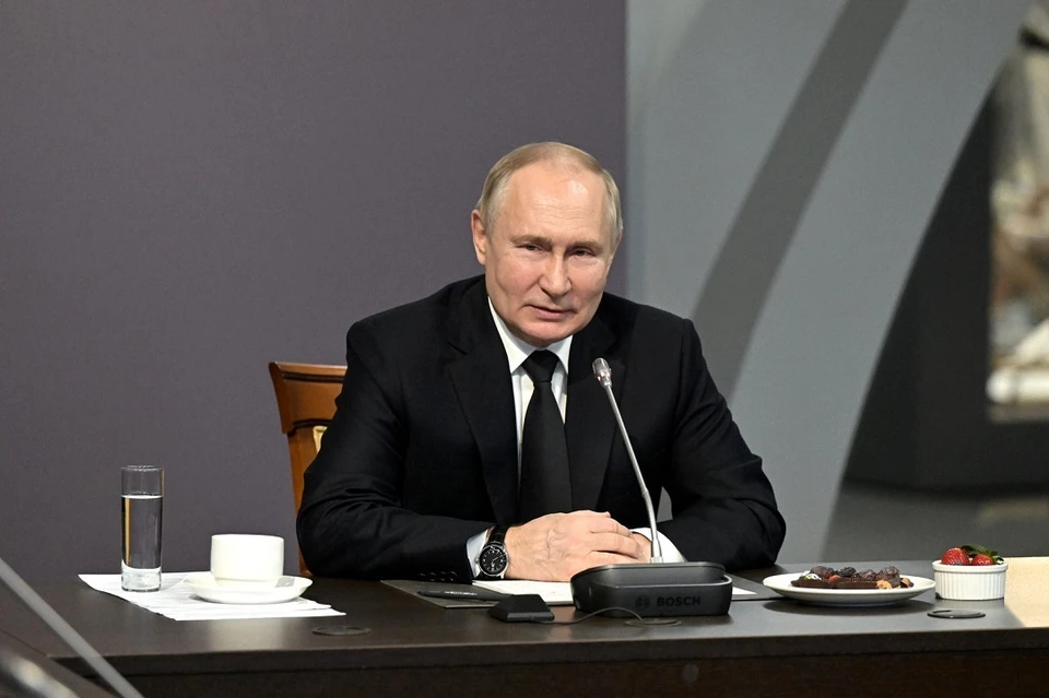 Владимир Путин заявил о нацеленности на прекращение боевых действий на Украине. Фото: пресс-служба Кремля | Илья Питалёв