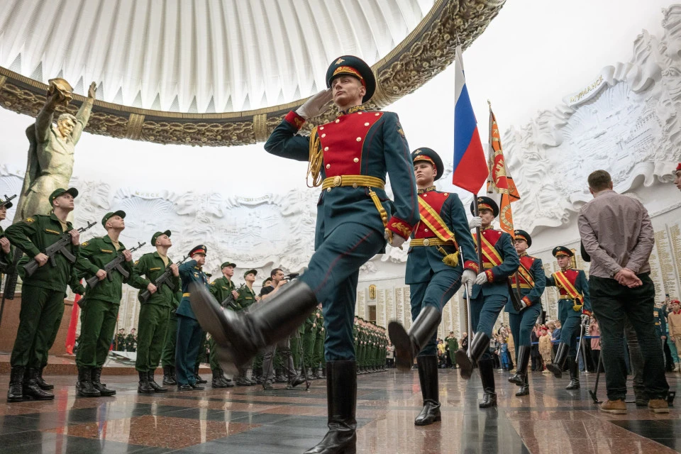 Это была первая присяга полка в 2023 году. Фото: пресс-служба Музея Победы.