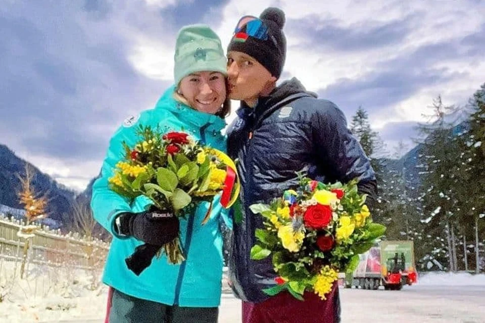 Динара Алимбекова и Антон Смольский в 2022 году стали мужем и женой. Фото: соцсети