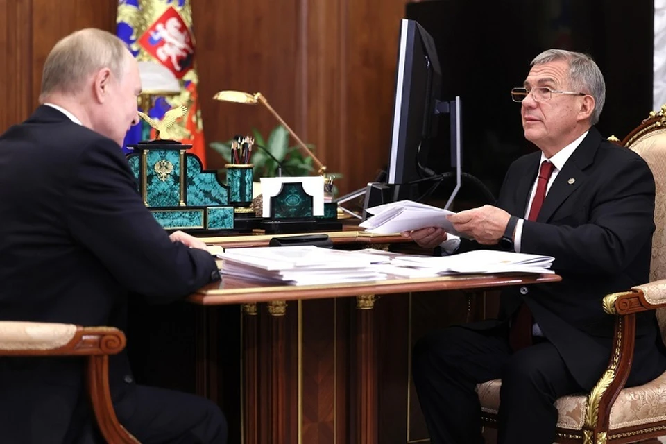 Тему дорожного строительства подняли в рамках рабочей встречи. Фото: пресс-служба президента России