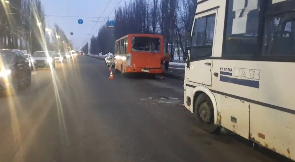ДТП произошло на улице Коминтерна. Фото: УГИБДД ГУ МВД по Нижегородской области.