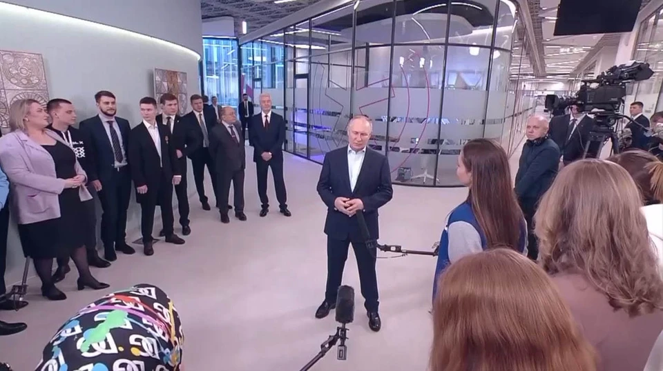 Владимир Путин на встрече со студентами